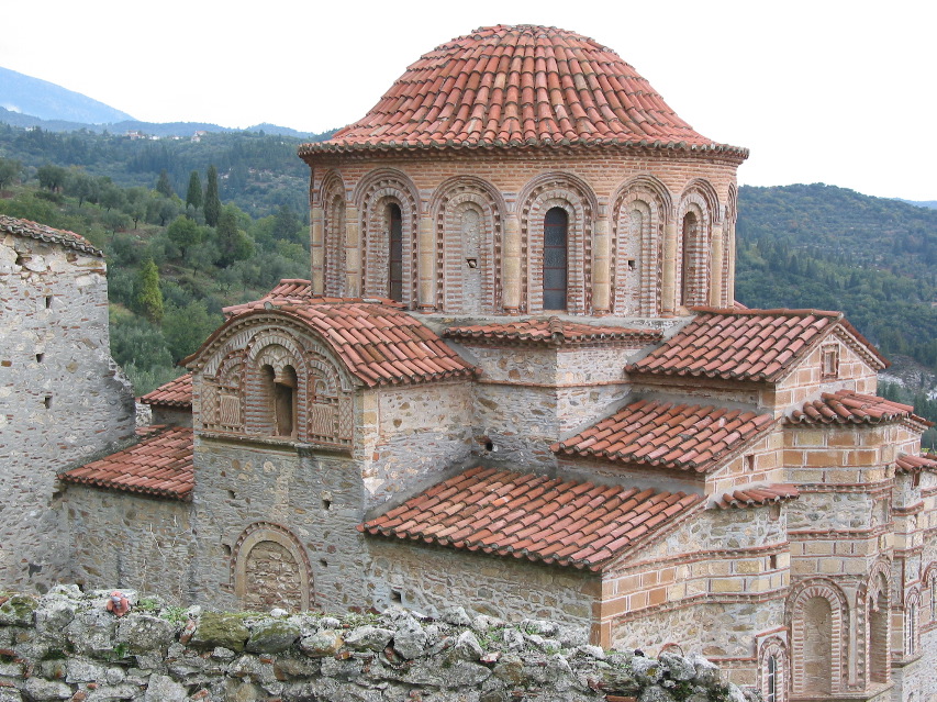 Rick enjoyed the many churches in Mystras, near Sparta.